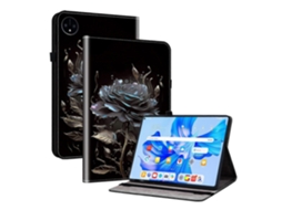 Capa para tablet inteligente em couro pintado com textura de cristal Webake