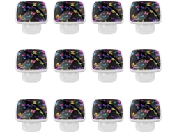 Puxadores Quadrados Para Armários De Cozinha, Puxadores Para Gavetas De Cômoda, 12 Peças, Borboletas Abstratas Coloridas