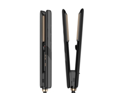 Prancha de Cabelo Portátil Multifuncional com Função de Aquecimento MDUG (preto e Dourado, Padrão Europeu)