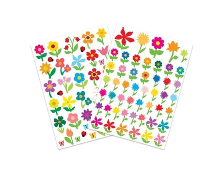 Flower Gommets Ctop 87 Peças Sortimento de Cores para Crianças Misto