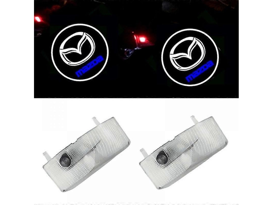 2 Pacotes de Luz de Boas vindas a Laser para Mazda 6 04 15, Instalação Simples, Lente de Vidro Hd