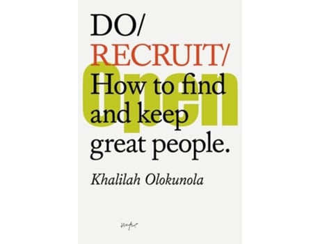 Livro Do Recruit de Khalilah Olokunola (Inglês)