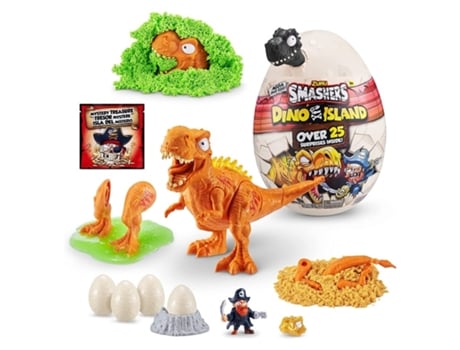 Smashers Dino Island Surprise Mega Huevo T Rex Coleccionable Bizakp22