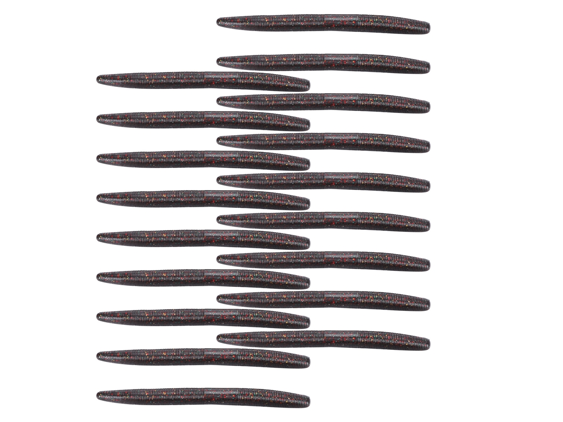 Isca Artificial Minhoca Silicone 3 Conjuntos 6