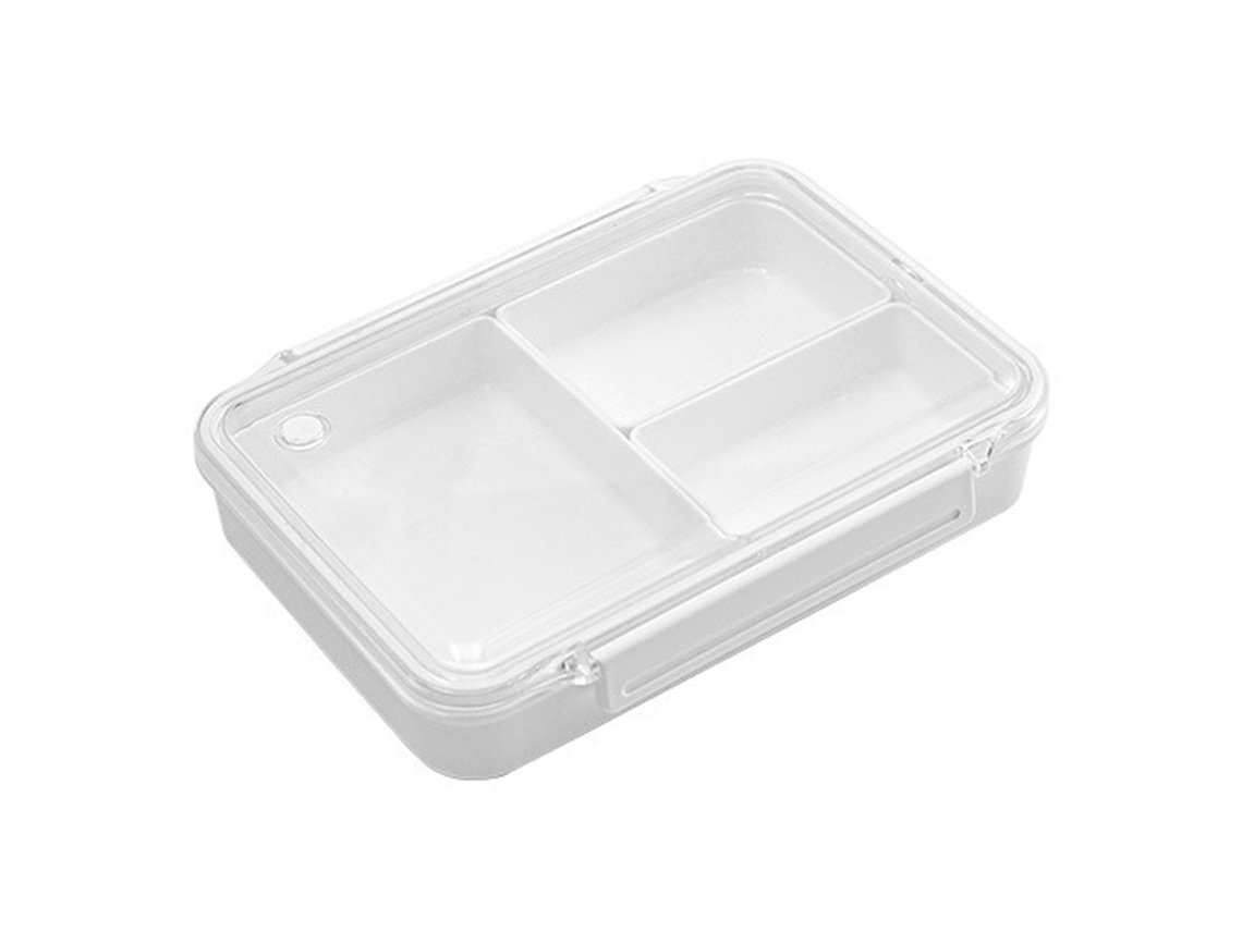 Caixa de Almoço Bento 950ml com Compartimentos, Vedação Boa, para Escritório e Casa