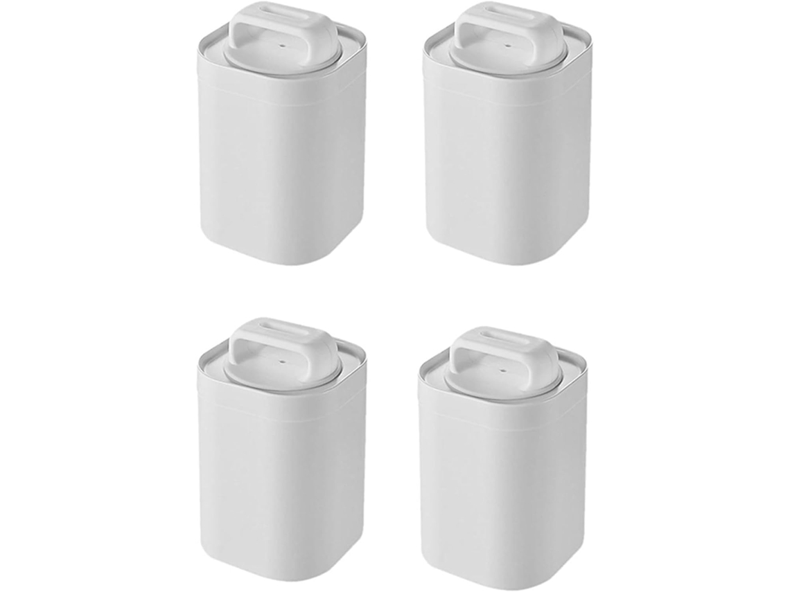 Conjunto De 4 Formas Redondas De Cristal Transparente, Sem Bolhas (3d)