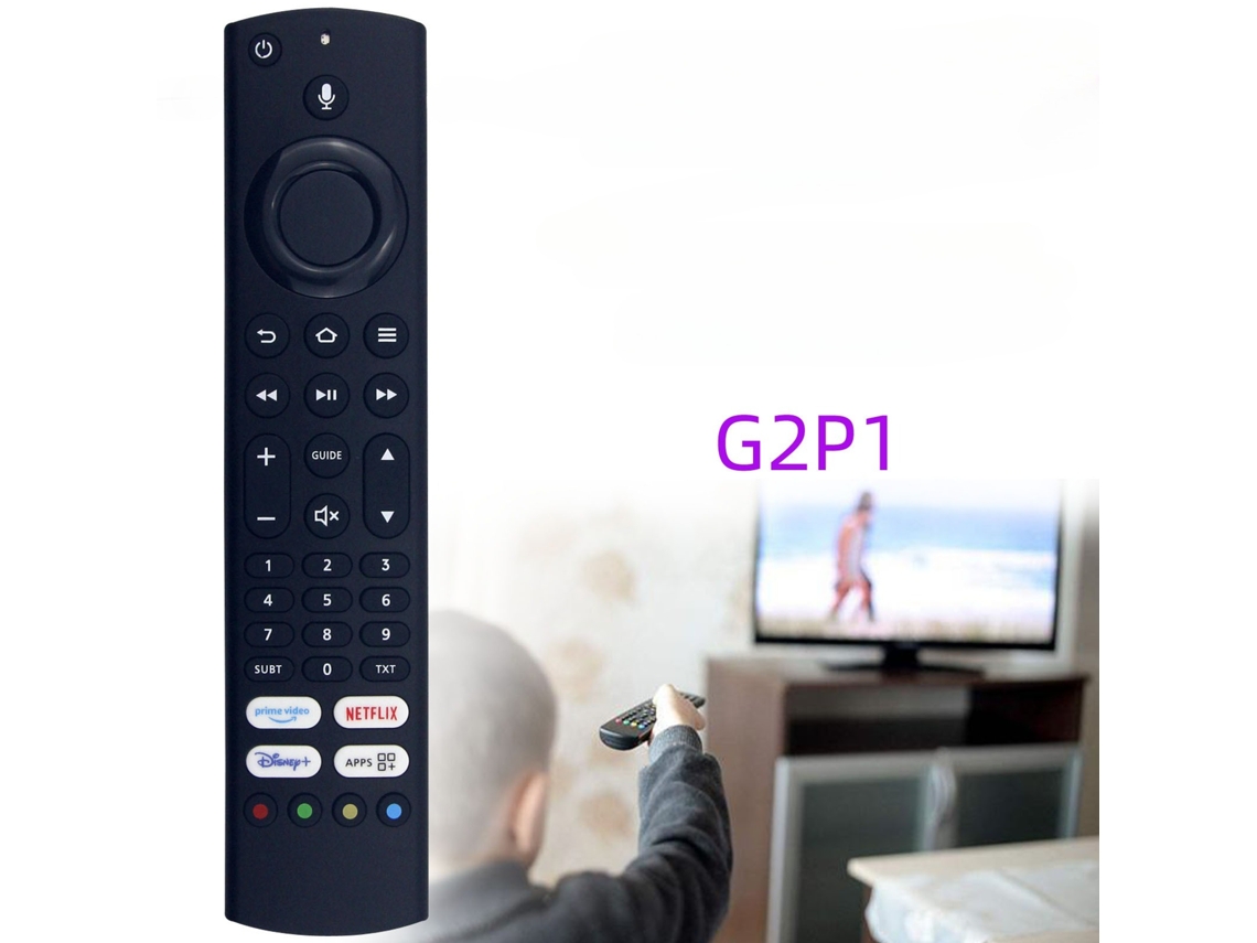 Comando de Tv para Xiaomi, Tcl, Toshiba Tv, Firetv G2p1 com Voz XIAOMOYU