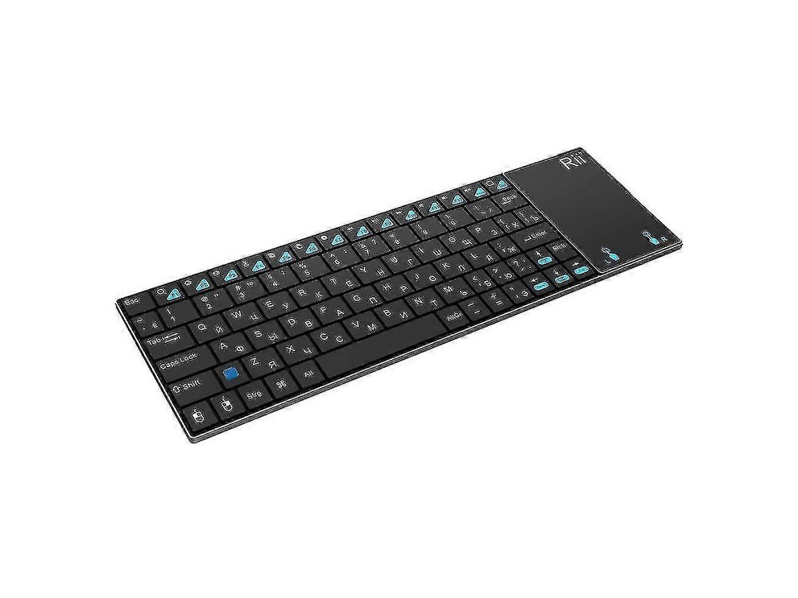 Teclado Sem Fio Hmwy Qwert Com Touchpad E Teclado Flexível Everley891