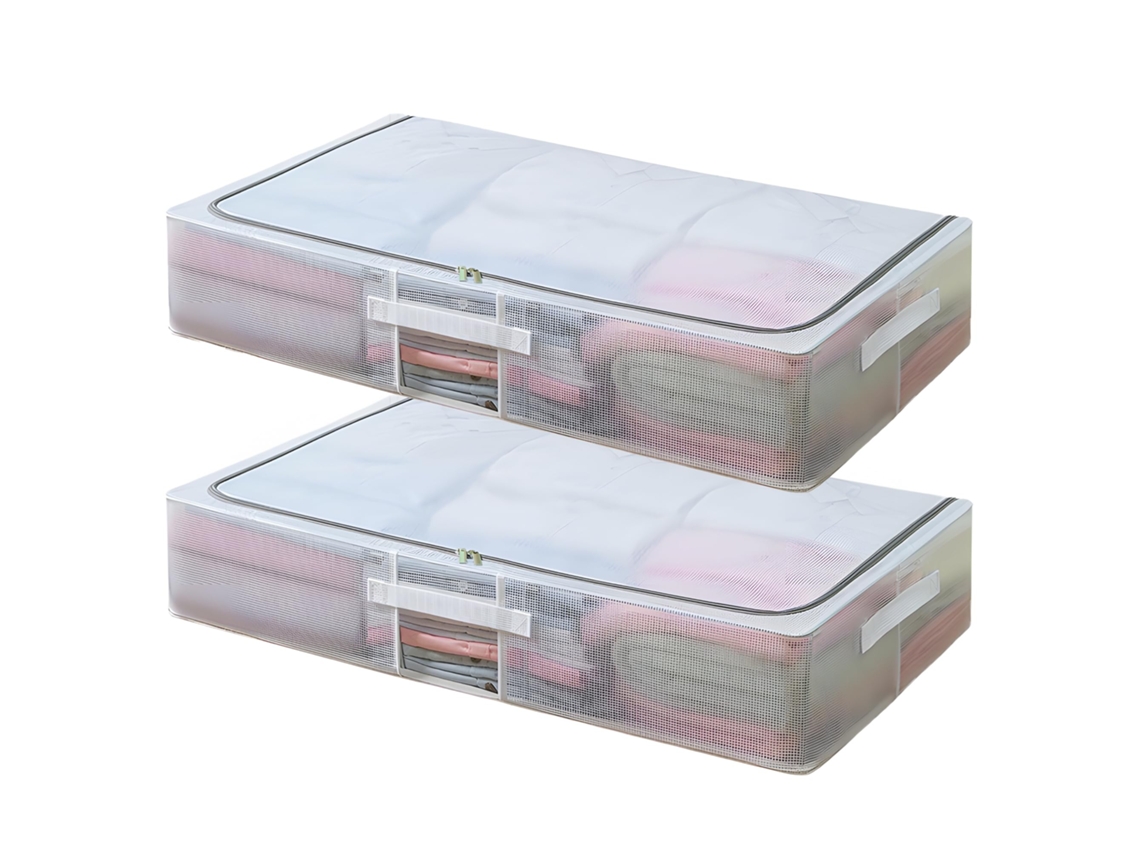 Sacos De Armazenamento Dobráveis De 30l Para Roupas E Roupa De Cama Pacote Com 2