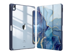 Adequado Para Ipad Air 11 Polegadas 2024/2025, M2/m3, Ipad Air 5/4, 10.9 Polegadas 2022/2020, Case Para Tablet Com Suporte Para Caneta, Azul Marinho