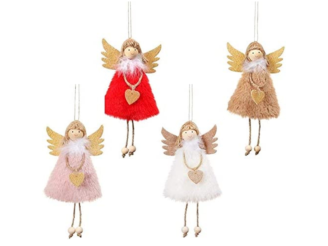 VOSAREA Bonecas De Jogo De Artesanato Para Pendurar Parede De Anjo Para  Meninas Para Meninas Para Decorações De Árvore De Natal Boneca De Quarto