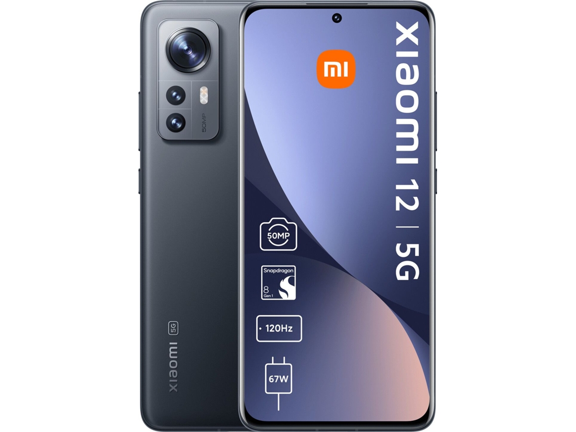 Smartphone XIAOMI 12 (Recondicionado Sinais de Uso - 256 GB - Preto)