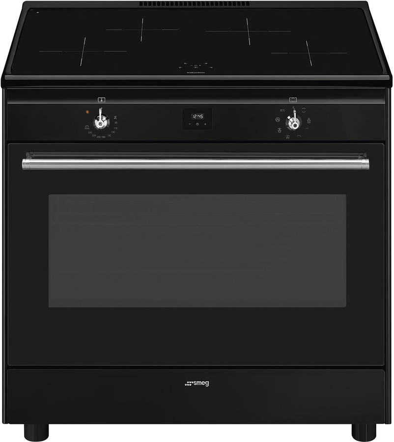 Fogão SMEG Concerto CX91IMBL (115 L - Indução - Preto)