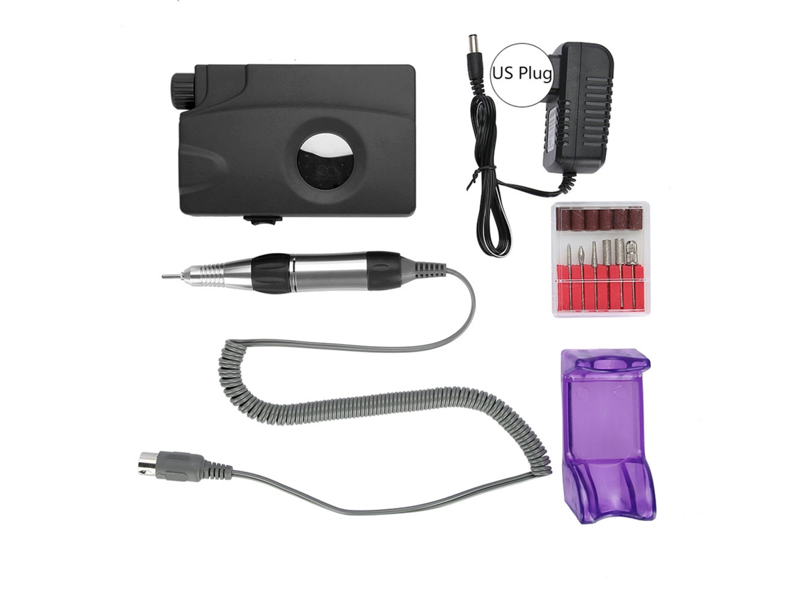 Máquina De Taladro De Uñas Portátil Eléctrica Recargable Inalámbrica, Set De Esmaltado Y Manicura