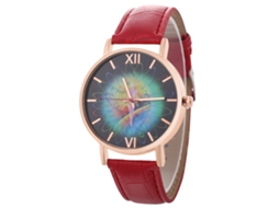 Reloj De Pulsera De Aleación Redondo Analógico De Cuarzo Moda Para Mujer Y Hombre