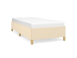 Bed Frame, Bed Frames Vidaxl Creme Tecido (90 X 200 Cm)
