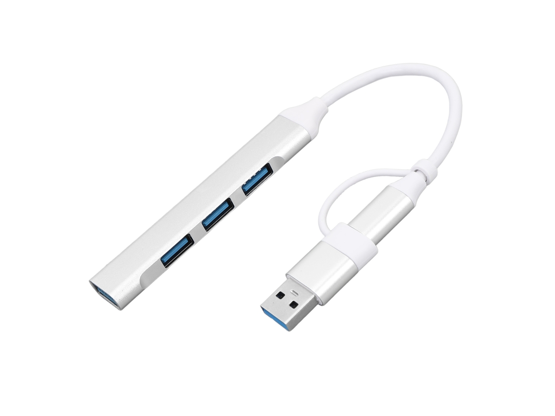Hub LAXISCREED Docking Station Dual Type c+usb 4 Portas