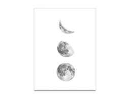 Quadro de Fases da Lua para Decoração de Ambiente
