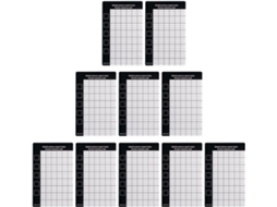 Conjunto De 10 Bases Magnéticas Para Parafusos, Peças De Celular E Outros Componentes - Pretas - Para Desmontagem.