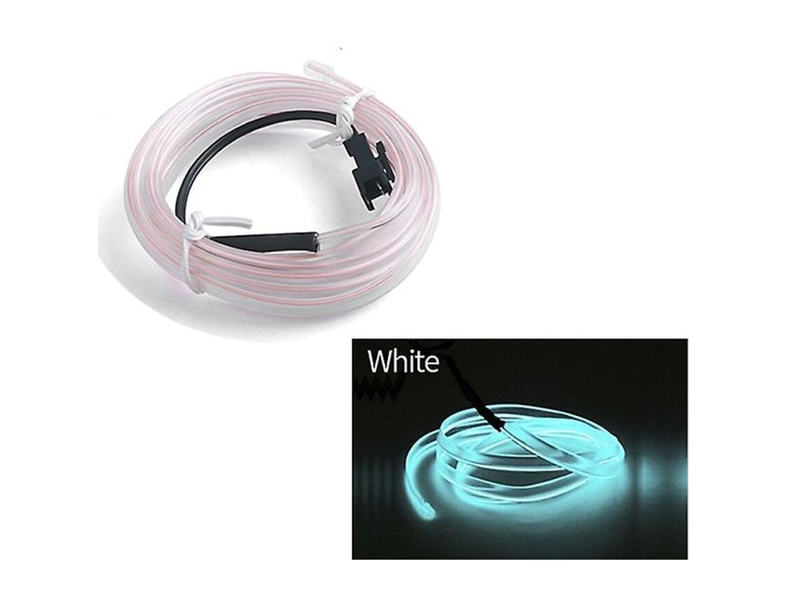 Fita De Led Decorativa Para Interior De Carro 5m Flexível Usb Ambiente Luz Neon 12v/5v Ipx6