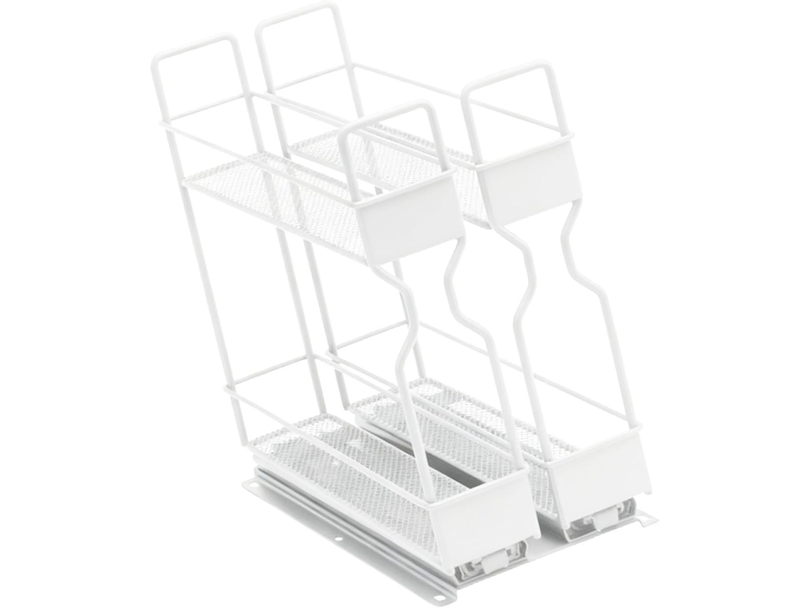Recipiente Compacto Para Temperos Com 2 Compartimentos E Mecanismo Deslizante, Feito De Aço Carbono