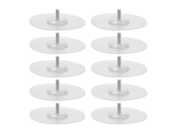 Primerox 10pcs Disco de Silicone Forte para Roupa