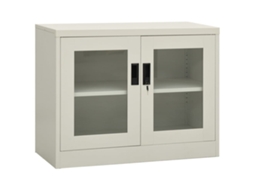 Vidaxl Armário De Escritório 90x40x70 Cm Aço Cinzento-claro