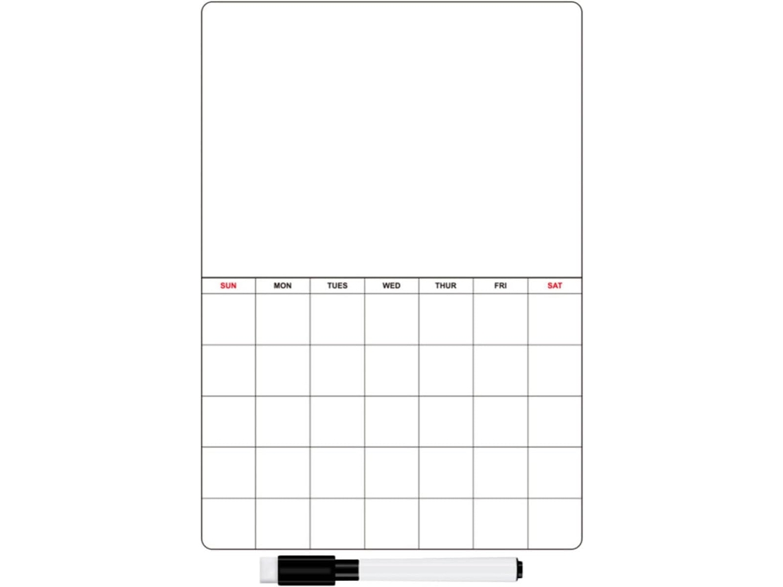 Tableau Blanc Magnétique Hebdomadaire Effaçable 2 Sets, Plastique Nano Revêtu, Curling, Gain De Place