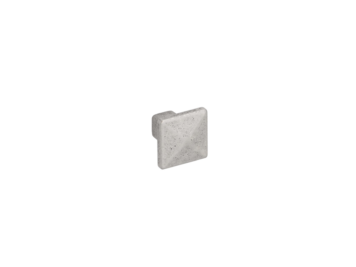 Conjunto de 25 Puxadores para Móveis em Zamac com diâmetro 24mm X 22 Prata Antiga Brilhante HARDWAREXCHANGE