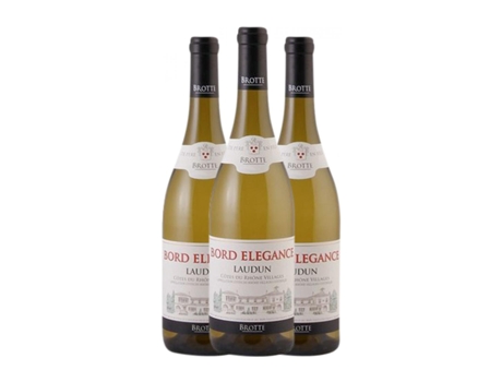 Vinho branco BROTTE Villages Laudun Blanc Grenache Branca Côtes du Rhône Villages (0.75 L - 3 Unidades)
