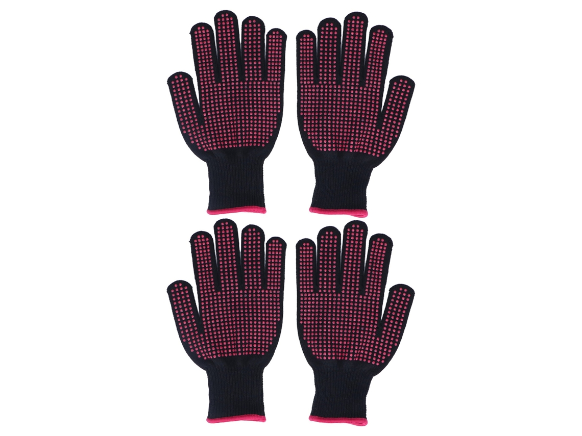 Primerox Luvas Resistentes ao Corte para Cozinha Jardim Carpinteiro Proteção Hppe 2 Pares Rosa 25cm
