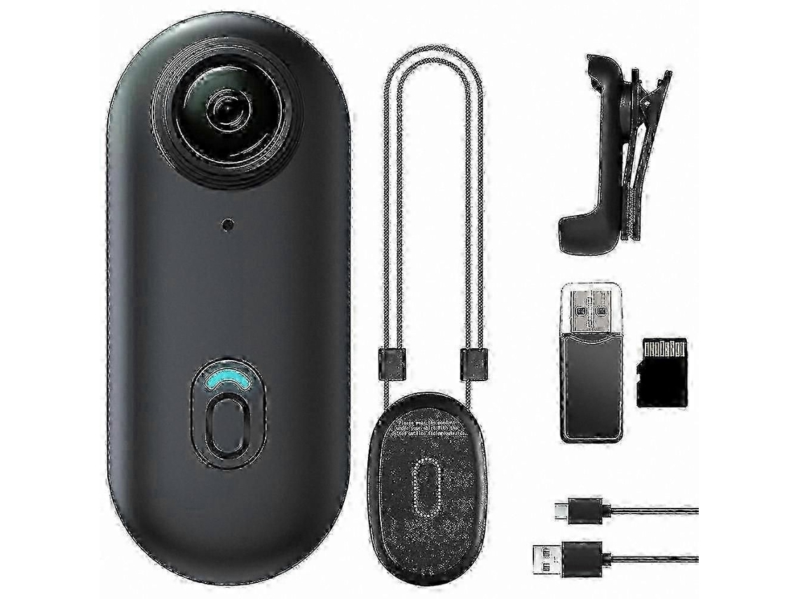 Mini Câmera Corporal 4k Com Clipe Giratório