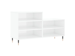 Shoe Cabinet, Shoe Cabinets Vidaxl Branco Madeira Processada (n/a)