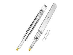 1 Par de Corrediças de Gaveta Fecho Duplo Carga 226,8 Kg 743 X 76 X 19,5 Mm Vevor