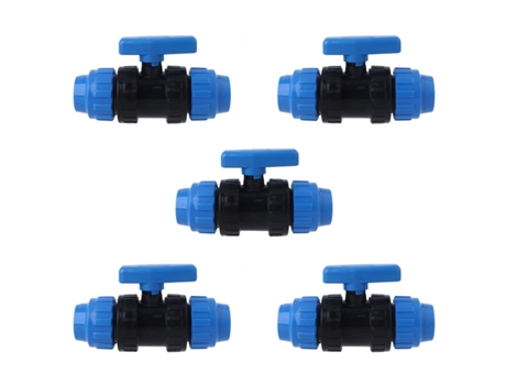 Encaixe Da Válvula em Pvc. Link de Polietileno de 40 Mm Pacote de 5 Unidades Oferta