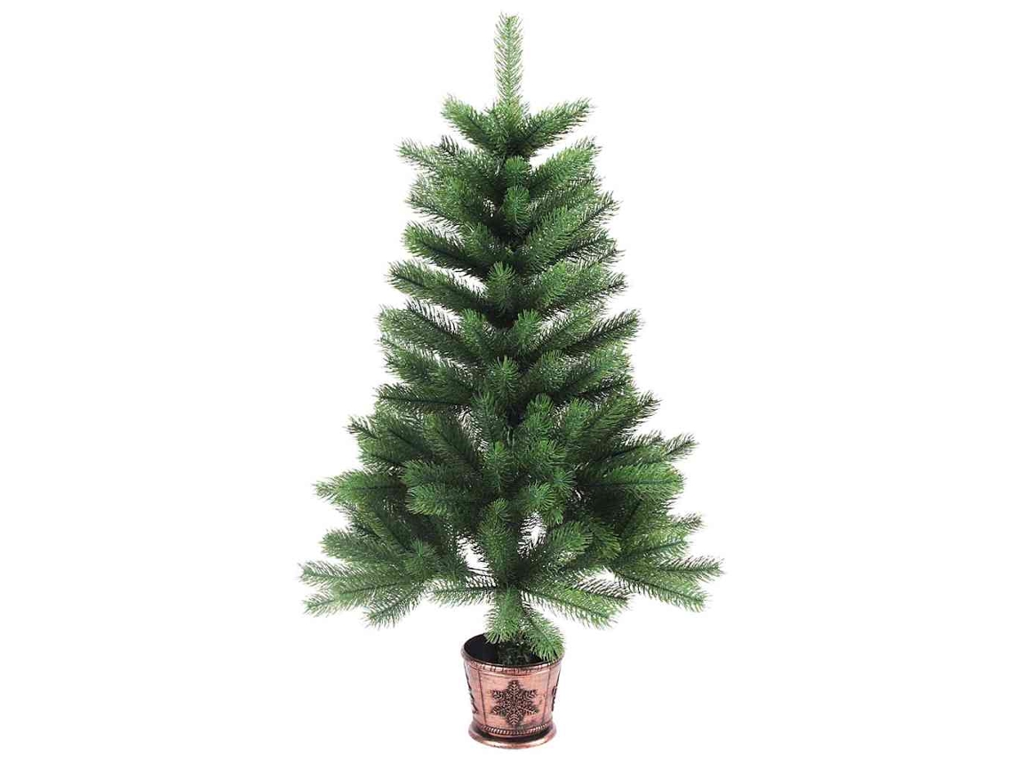 Vidaxl Árvore De Natal Artificial Agulhas Realistas 90 Cm Verde