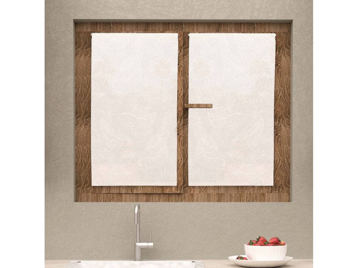 Par De Persianas Brancas Celia 60x90 Cm, Da Soleil D'ocre