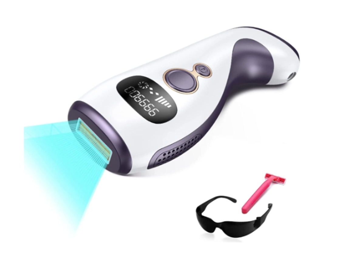 Dispositivo De Depilação Ipl, Depilação A Laser De 999.000 Flashes Para Homens E Mulheres, Removedor Indolor E Durável, Roxo Yizhood