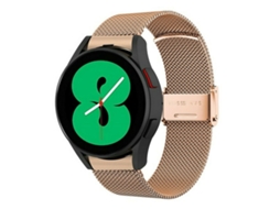 Bracelete para Samsung Galaxy Gear S2 Classic Metal Milanês Fivela em Malha de Aço Rose Gold XIAOMOYU
