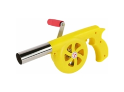Ventilador Manual Para Cozinhar, Adequado Para Churrascos, Piqueniques, Acampamentos, Caminhadas E Uso Na Cozinha (amarelo).