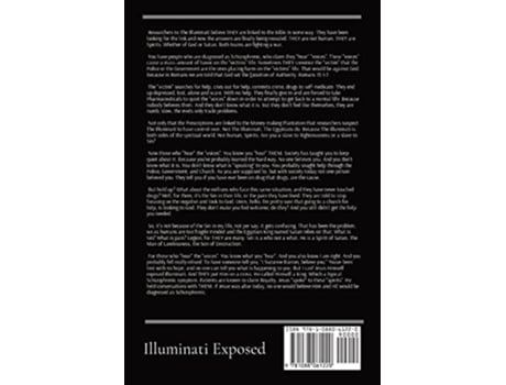 Livro Illuminati Exposed Scizophrenia De Suzanne Barron (inglês)