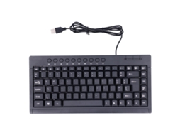 Teclado com Fio LAXISCREED mini, 87 Teclas, portátil, compatível com desktops e laptops