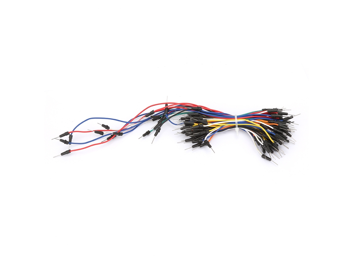 Kit De Fios Jumper Flexíveis Sem Solda Para Breadboard