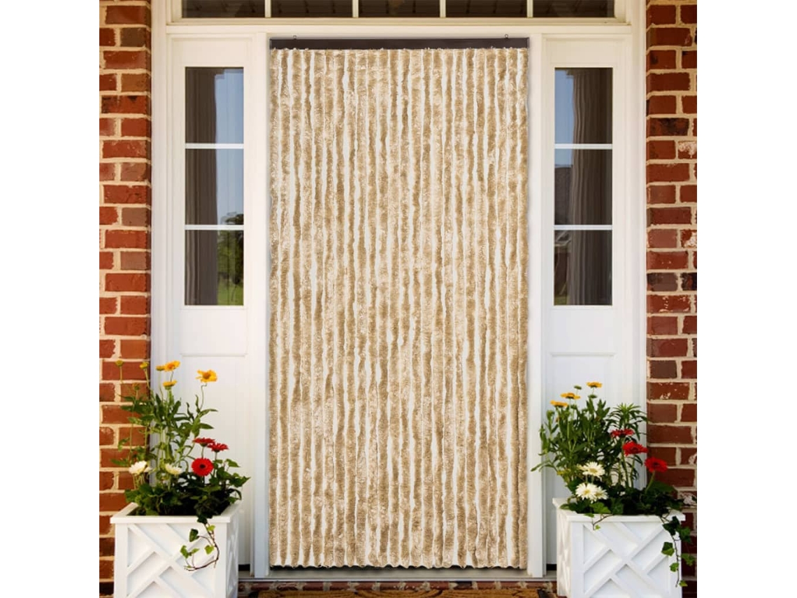 Vidaxl Cortina Anti-insetos 100x200 Cm Chenille Bege