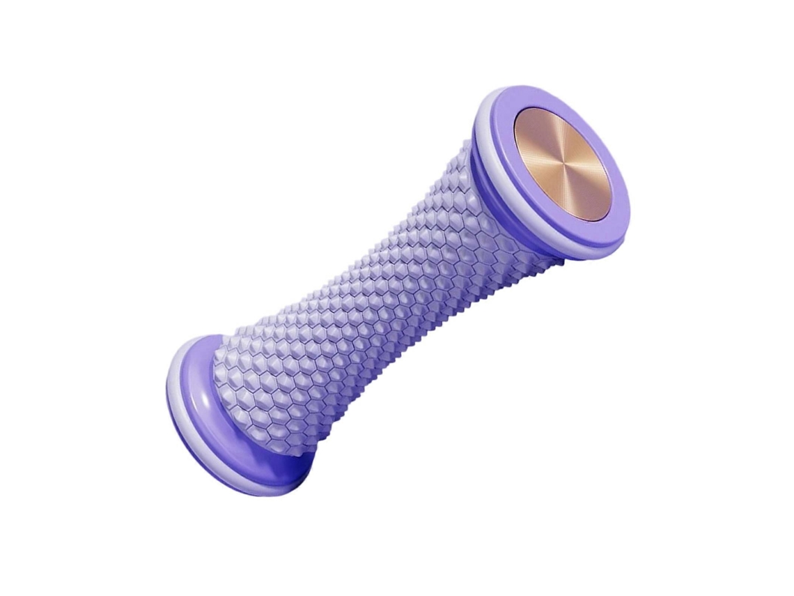 Bola De Massagem Para Os Pés Com Rolo Para Alívio De Dores Nos Pés, Estimula Pontos De Pressão (rosa)