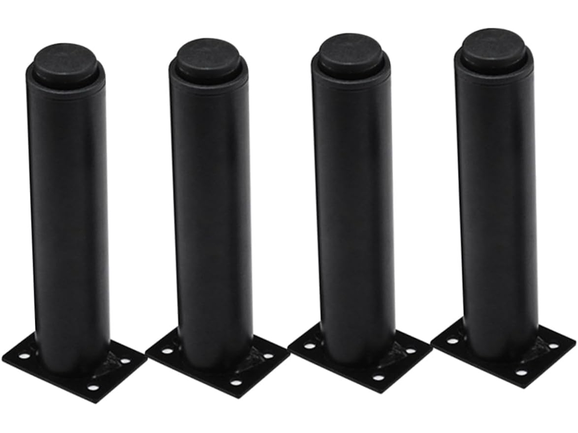Conjunto De 4 Pés Ajustáveis Para Mesa, Em Metal, Para Balcões E Móveis