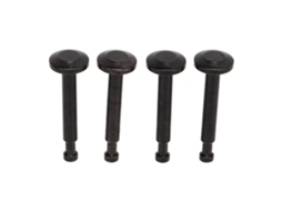Kit De Pinos De Amortecedor De Aço Ajuste Firme Para Carro Rc Arrma 1/7 1/8 Preto 4pcs