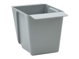 Conjunto 12 Caixa De Flores Vidaxl Cinzento-claro Polipropileno (14 X 9 X 9,5 Cm)