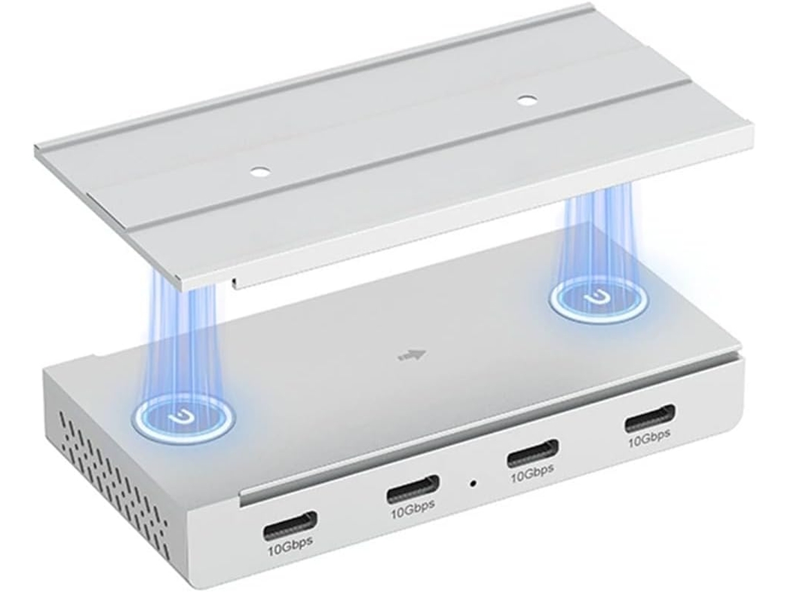Hub Magnético Usb-c De 10 Gbps Com 4 Portas Usb 3.2 Gen2 Para