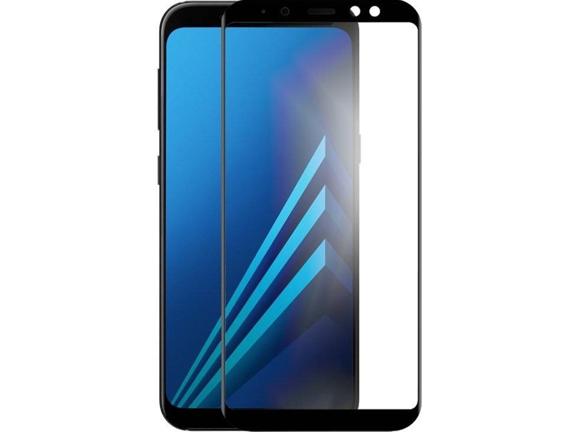 Película Vidro Temperado Samsung Galaxy A8 2018 Full 3D Preto